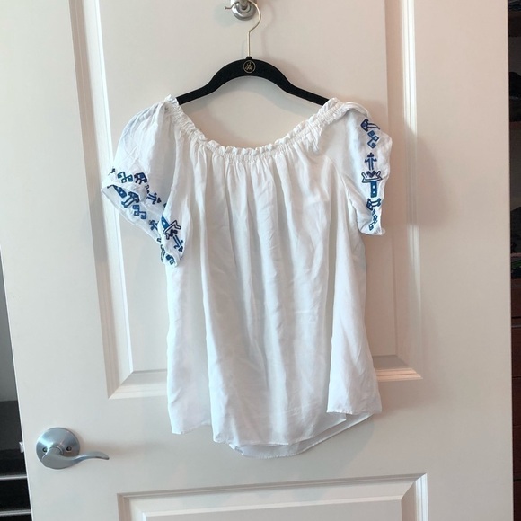 Parker Off Shoulder Embroidered Top - Picture 14 of 16